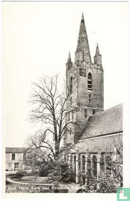 Ned. Herv. Kerk met Raadhuis - Afbeelding 1