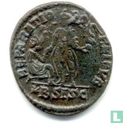 Empire romain par l'empereur Gratien AE2 Siscia 378-383 - Image 1