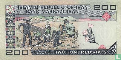 Iran 200 Rials 1985 - Image 2
