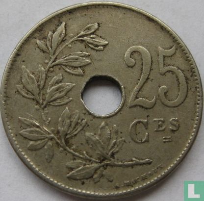 Belgique 25 centimes 1923 - Image 2