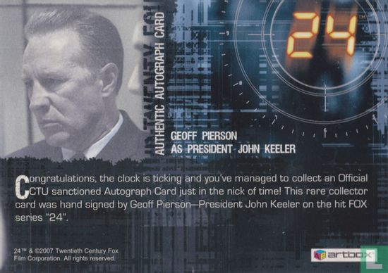 Geoff Pierson as President John Keeler - Afbeelding 2