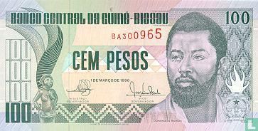 Guinee-Bissau 100 Pesos 1990 - Afbeelding 1