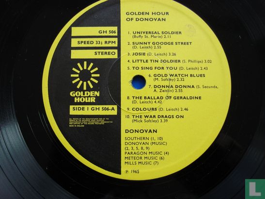 Golden Hour of Donovan - Bild 3