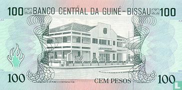 Guinée-Bissau 100 Pesos 1990 - Image 2
