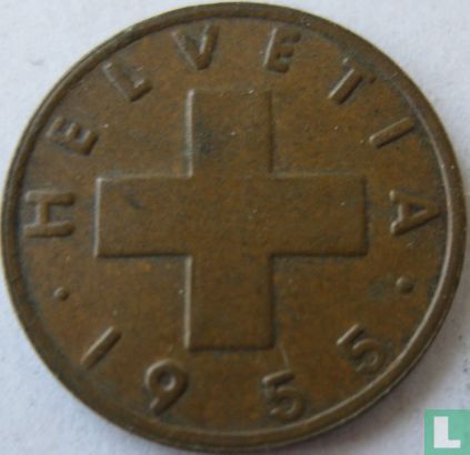 Suisse 1 rappen 1955 - Image 1