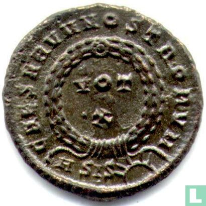Romeinse Keizerrijk Siscia AE3 Kleinfollis van Keizer Crispus 321-324 - Afbeelding 1