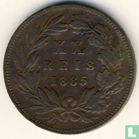 Portugal 20 réis 1885 - Image 1