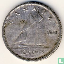 Canada 10 cents 1941 - Afbeelding 1