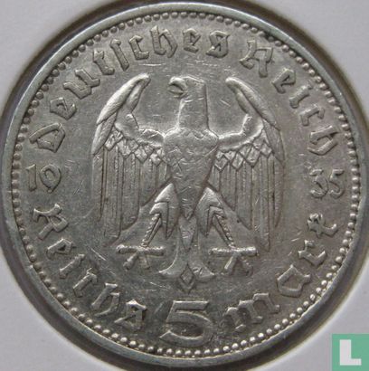 Deutsches Reich 5 Reichsmark 1935 (J) - Bild 1