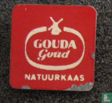 Gouda Goud natuurkaas [white on red]