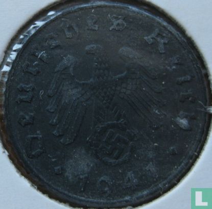 Empire allemand 5 reichspfennig 1941 (A) - Image 1