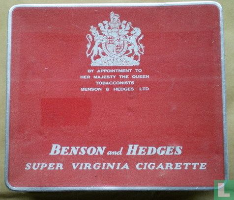 Benson and Hedges super virginia cigarette
