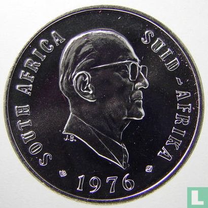 Zuid-Afrika 10 cents 1976 "The end of Jacobus Johannes Fouche's presidency" - Afbeelding 1