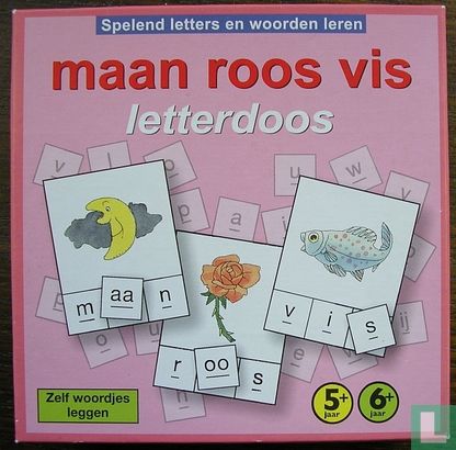 Maan Roos Vis Letterdoos - Afbeelding 1