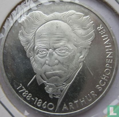Duitsland 10 mark 1988 "200th anniversary Birth of Arthur Schopenhauer" - Afbeelding 2