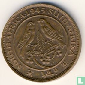 Afrique du Sud ¼ penny 1945 - Image 1