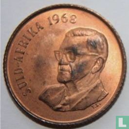 Afrique du Sud 2 cents 1968 (SUID-AFRIKA) "The end of Charles Robberts Swart's presidency" - Image 1