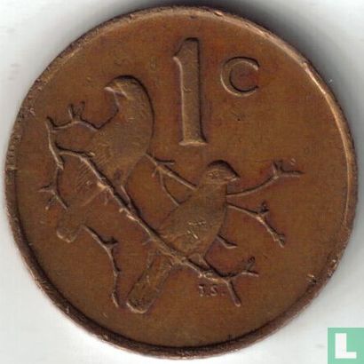 Zuid-Afrika 1 cent 1989 - Afbeelding 2