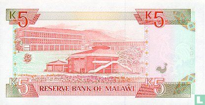 Malawi 5 Kwacha 1994 - Afbeelding 2