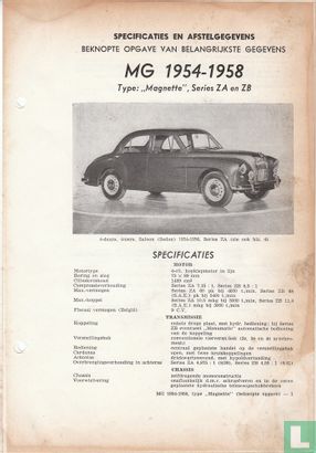 MG 1954-1958 - Afbeelding 1