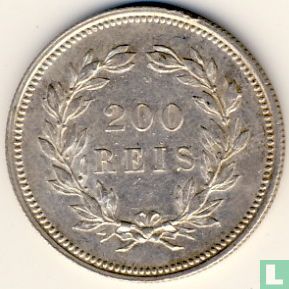 Portugal 200 Réis 1892 - Bild 2