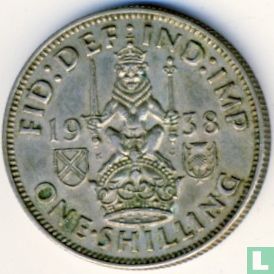 United Kingdom 1 shilling 1938 (Scottish) - Image 1