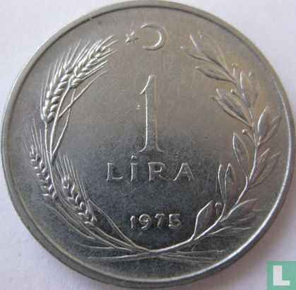 Turquie 1 lira 1975 - Image 1