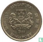 Singapour 5 cents 1988 - Image 1