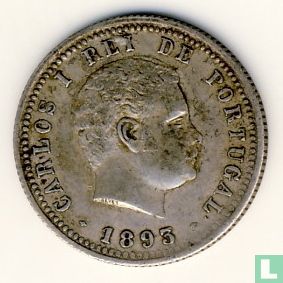 Portugal 100 réis 1893 - Image 1