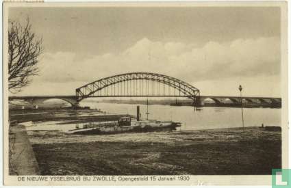 De Nieuwe IJsselbrug bij Zwolle (opengesteld 15 Januari 1930)