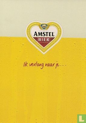 B000952 - Amstel bier "Ik verlang naar je..." - Afbeelding 1