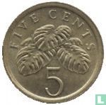 Singapour 5 cents 1988 - Image 2