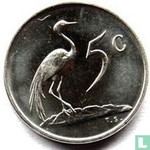 Afrique du Sud 5 cents 1972 - Image 2