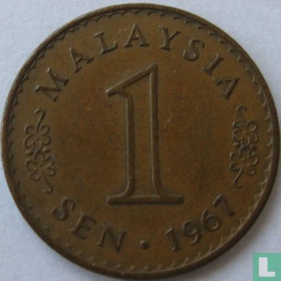 Malaysia 1 Sen 1967 - Bild 1