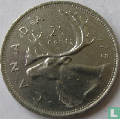 Canada 25 cents 1975 - Afbeelding 1