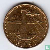 Barbados 5 Cent 1991 - Bild 2