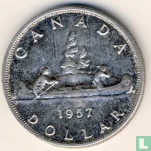 Canada 1 dollar 1957 - Image 1