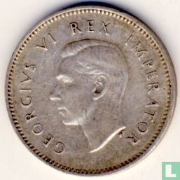 South Africa 3 pence 1945 - Image 2