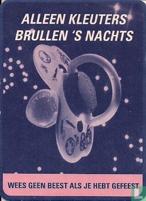 B000706 - Gemeente Haarlem "Alleen kleuters brullen 's nachts" - Image 1