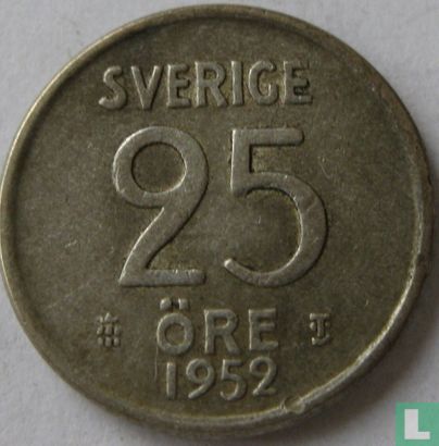 Sweden 25 öre 1952 - Image 1