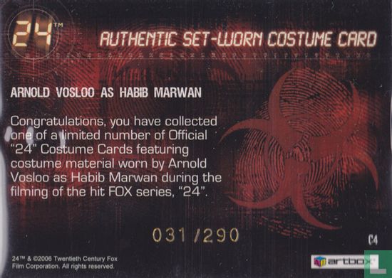 Arnold Vosloo as Habib Marwan - Afbeelding 2