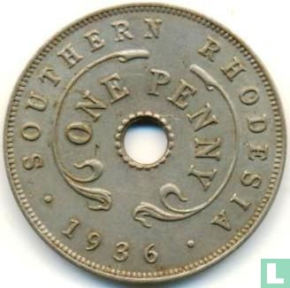 Rhodésie du Sud 1 penny 1936 - Image 1