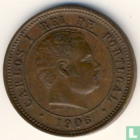 Portugal 5 réis 1906 - Afbeelding 1