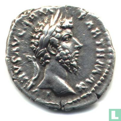 Roman Empire Emperor Lucius Verus Denarius of 166 AD. - Image 2
