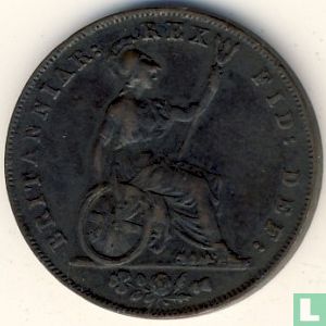 Royaume Uni ½ penny 1826 - Image 2