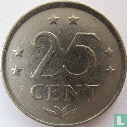 Netherlands Antilles 25 cent 1982 - Image 2