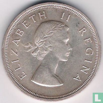 Afrique du Sud 5 shillings 1958 - Image 2