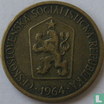 Czechoslovakia 1 koruna 1964 - Image 1