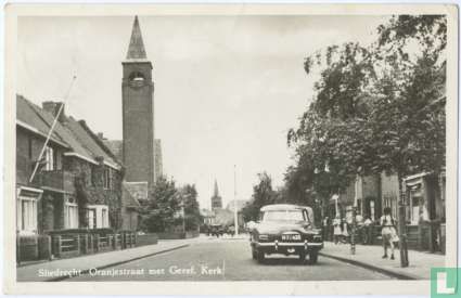 Oranjestraat met Geref. Kerk