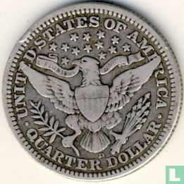 Verenigde Staten ¼ dollar 1909 (D) - Afbeelding 2